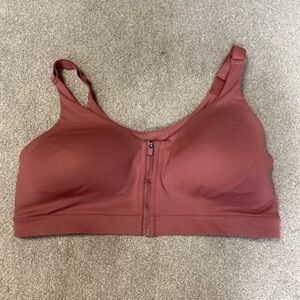 Old Navy Active Pink Front Close Sports Bra Size 38 D